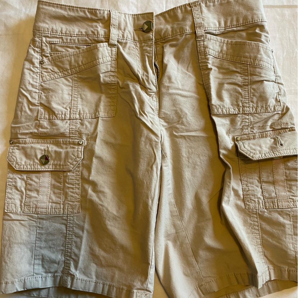 White House Black Market Tan Cargo Shorts
